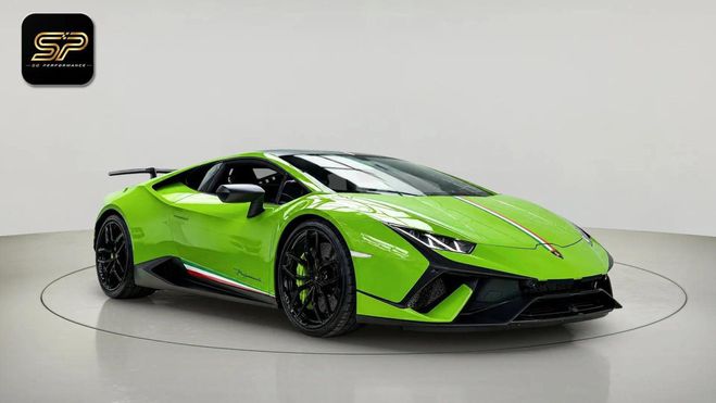 Lamborghini Huracan PERFORMANTE * V10 639 CH * CARBONE * LIF Vert de 2018