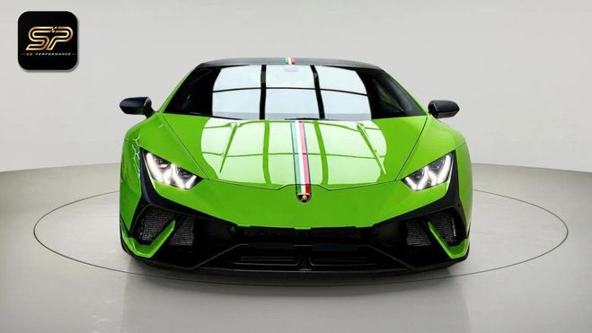 Lamborghini Huracan PERFORMANTE * V10 639 CH * CARBONE * LIF Vert de 2018