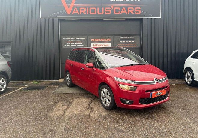 Citroen C4 Picasso GRAND BLUEHDI 120CH BUSINESS 7 places Rouge de 2014