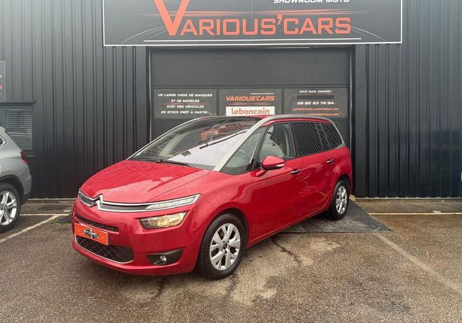 Citroen C4 Picasso GRAND BLUEHDI 120CH BUSINESS 7 places Rouge de 2014