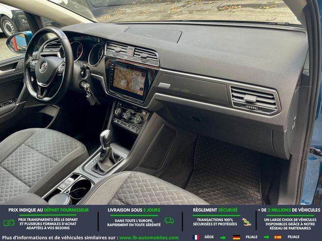 Volkswagen Touran 2.0 TDI 150 ch BVA Bleu M�tallique de 2018