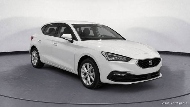 Seat Leon 1.0 eTSI - 110 - BV DSG 7 Style - JA16 - Blanc Candy de 2024