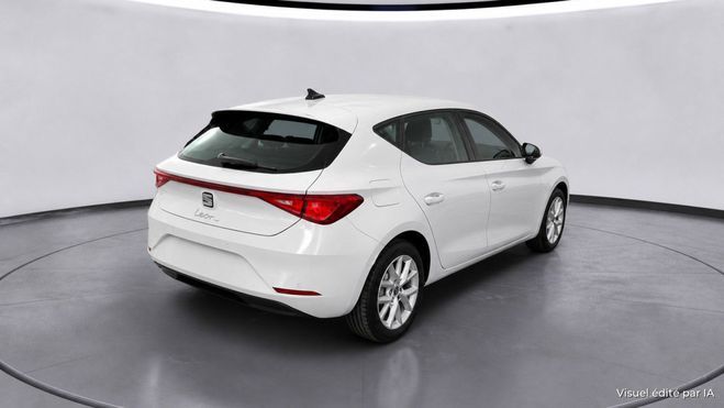 Seat Leon 1.0 eTSI - 110 - BV DSG 7 Style - JA16 - Blanc Candy de 2024