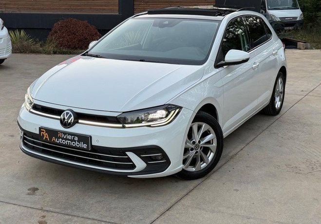 Volkswagen Polo VI Style 1.0 TSI 95Cv 2023 Toit Ouvrant- Blanc de 2023