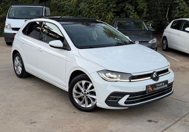 Volkswagen Polo VI Style 1.0 TSI 95Cv 2023 Toit Ouvrant- Blanc de 2023