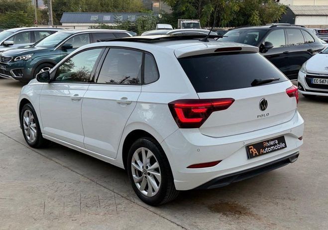 Volkswagen Polo VI Style 1.0 TSI 95Cv 2023 Toit Ouvrant- Blanc de 2023