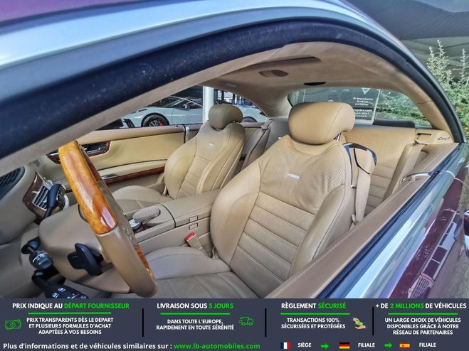 Mercedes Classe C CL 63 AMG BVA Rouge M�tallique de 2011