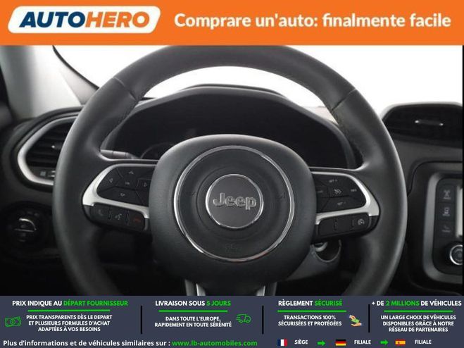 Jeep Renegade 1.0 GSE 120 ch BVM Bleu M�tallique de 2020
