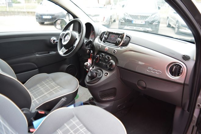 Fiat 500 1.2 8V 69CH LOUNGE GRIS C de 2017
