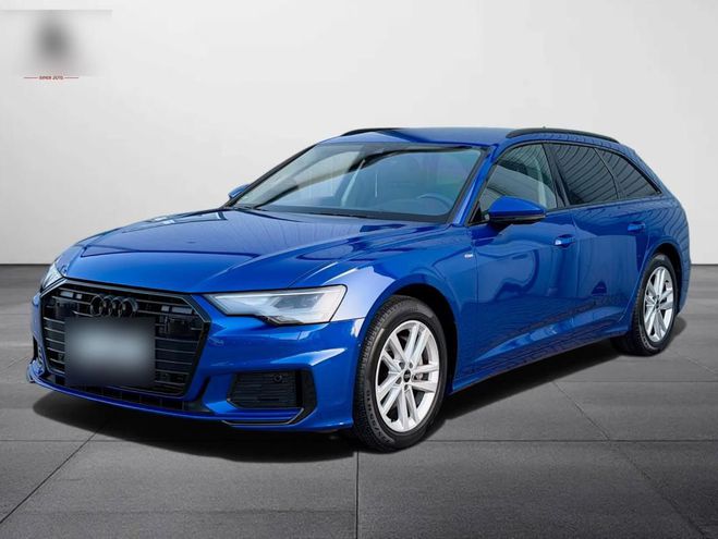 Audi A6 45 TFSI e S line bleu azur de 2023
