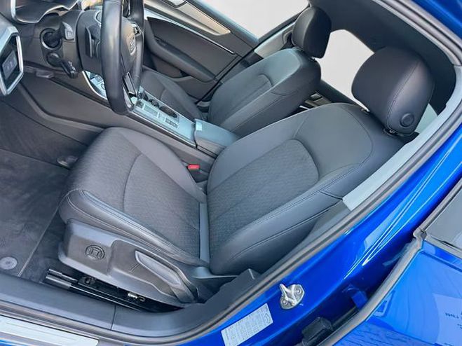 Audi A6 45 TFSI e S line bleu azur de 2023