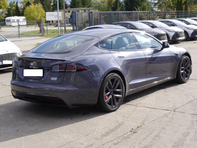 Tesla Model S Plaid Track Pack Carbon 1 020 ch noir de 2023