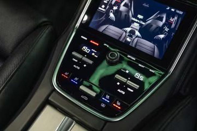 Porsche Panamera Turbo - Pack Sport Chrono bleu de 2016