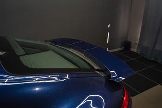 Porsche Panamera Turbo - Pack Sport Chrono bleu de 2016