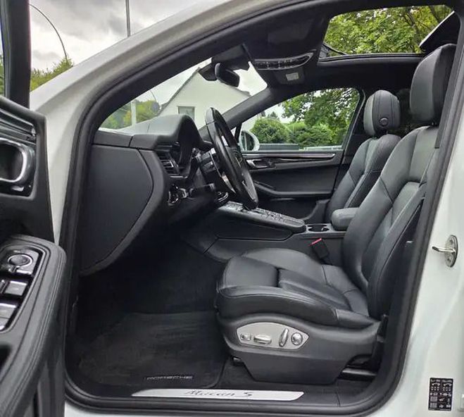 Porsche Macan S - LED Toit panoramique Volant chauffan blanc de 2021