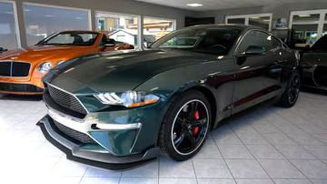 Ford Mustang 5.0 V8 Bullitt - B&O, LED, Cockpit Digit noir de 2019