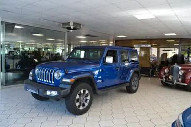 Jeep Wrangler 2.0 T-GDi Overland 4x4 bleu de 2020