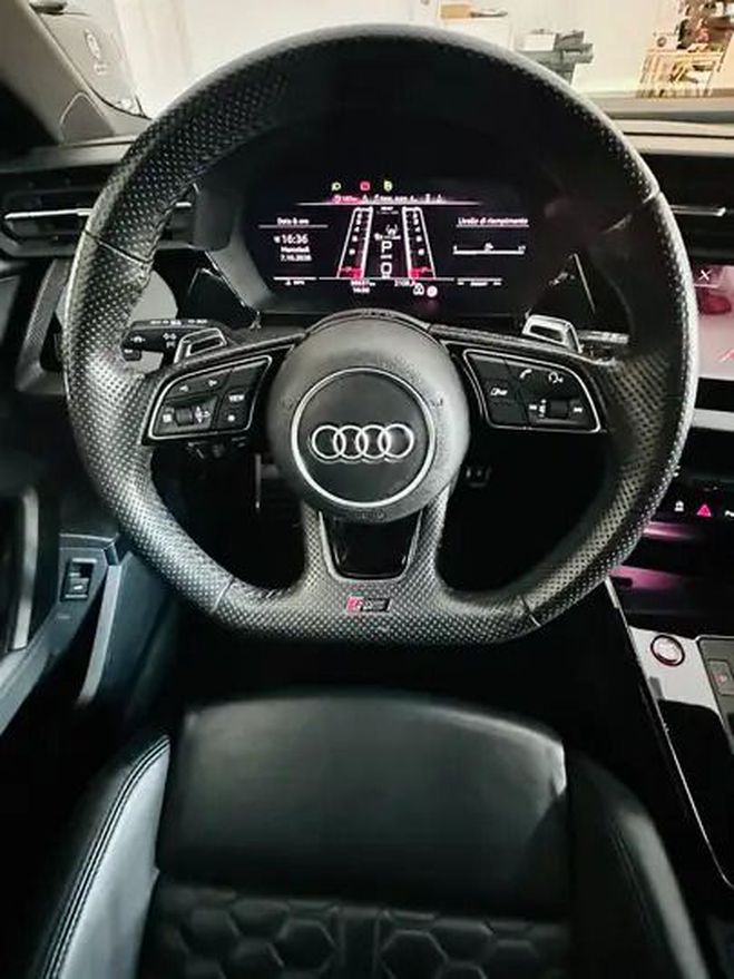 Audi RS3 2.5 TFSI quattro S tronic 400 ch blanc de 2022