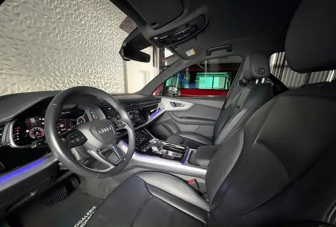 Audi Q7 55 TFSI quattro S line bleu de 2022