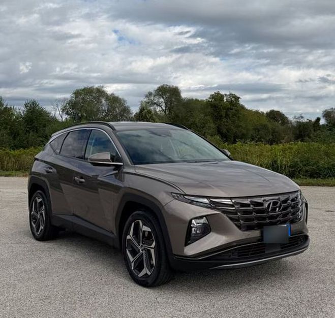 Hyundai Tucson 1.6 HEV marron de 2021