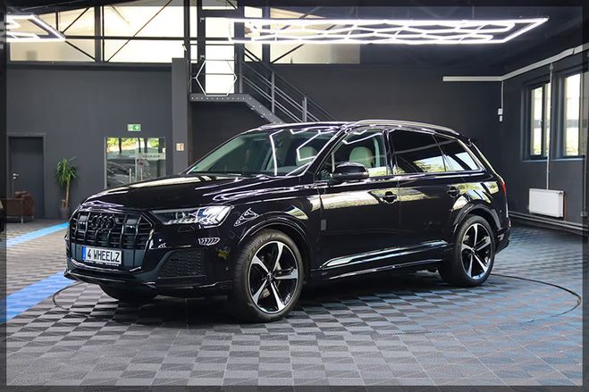 Audi Q7 50 TDI quattro S line Exclusive noir de 2021