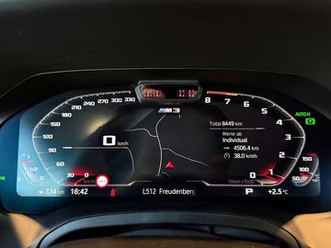 BMW M3 Competition blanc de 2022