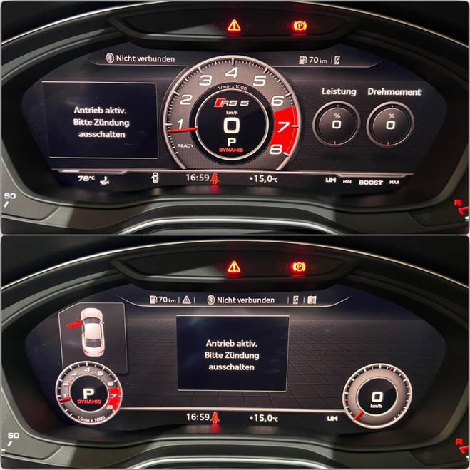 Audi RS5 - B&O Cam�ra Carbone Head-Up Matrix LED noir de 2017