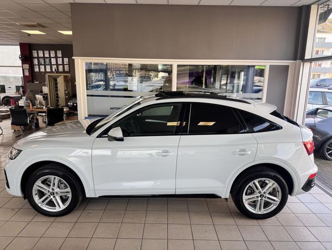 Audi Q5 45 TFSI S line quattro - Automatique Pan blanc de 2023