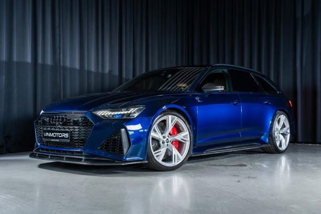 Audi RS6 4.0 TFSI bleu de 2021