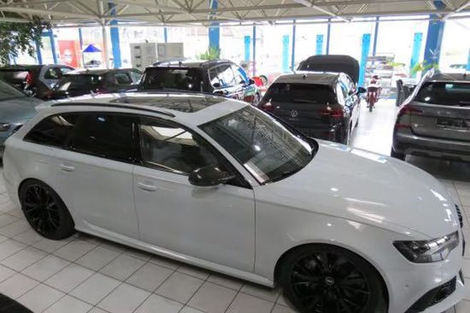 Audi RS6 4.0 TFSI quattro - B&O Head-Up Carbon blanc de 2014