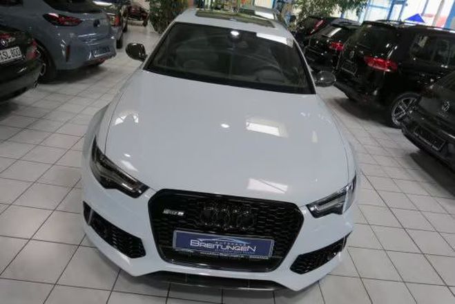 Audi RS6 4.0 TFSI quattro - B&O Head-Up Carbon blanc de 2014