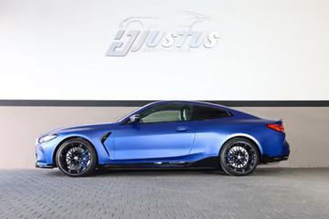 BMW M4 Competition bleu de 2022
