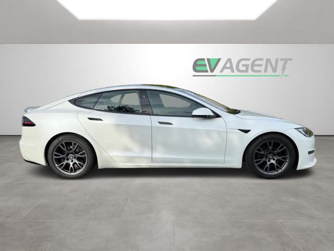 Tesla Model S Plaid 1020 ch blanc de 2023