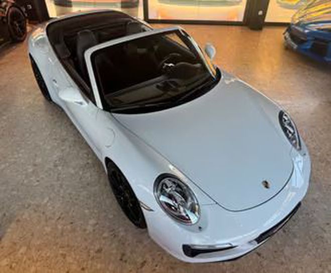 Porsche 911 Carrera Cabriolet blanc de 2016