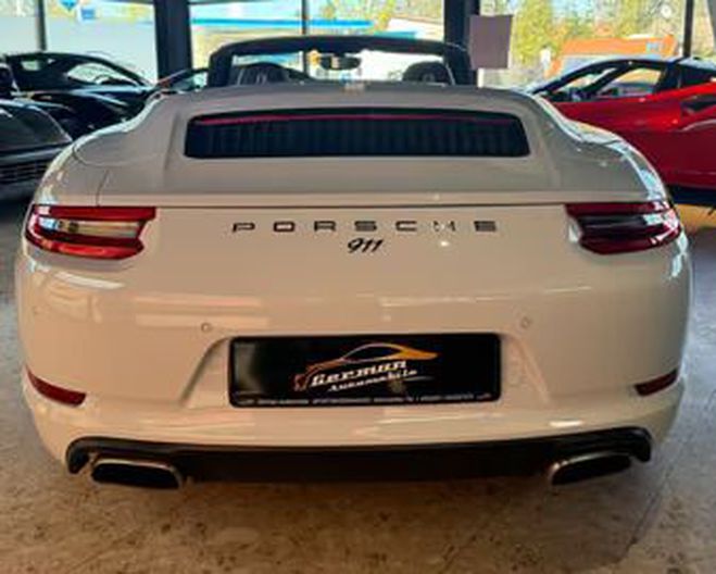 Porsche 911 Carrera Cabriolet blanc de 2016