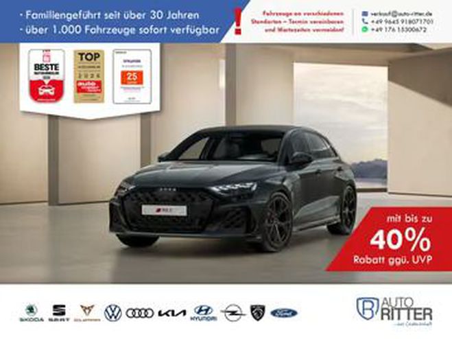 Audi RS3 2.5 TFSI quattro noir de 2026