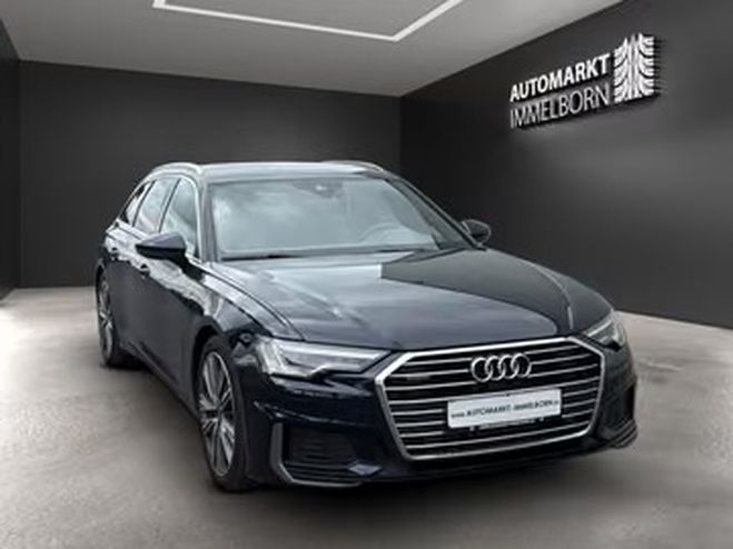 Audi A6 55 TFSI e S line noir de 2021