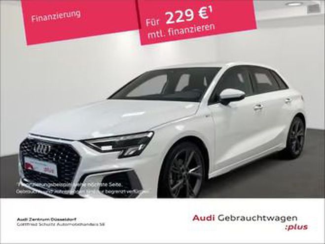 Audi A3 35 TFSI S line blanc de 2022