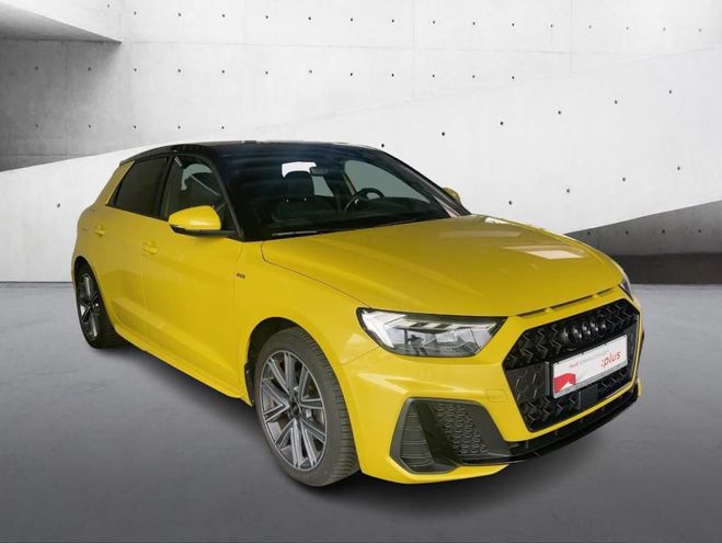 Audi A1 30 TFSI S line jaune de 2022