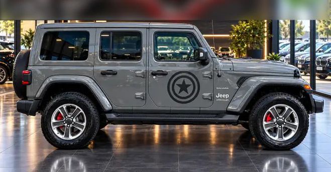 Jeep Wrangler 2.2 CRD Sahara 8ATX gris de 2021