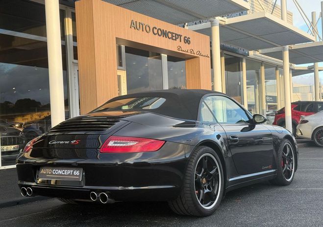 Porsche 911 CABRIOLET Type 997 Phase 1 CARRERA 4S 3. Noir de 2006
