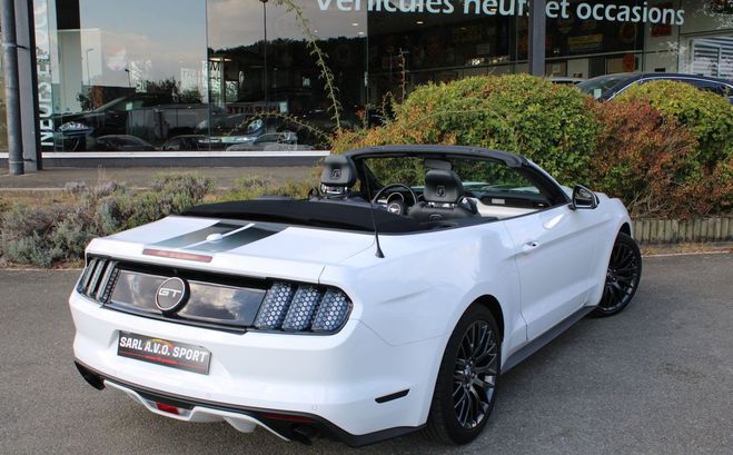 Ford Mustang vi cabriolet 2.3 ecoboost bv6 origine fr Blanc de 2017