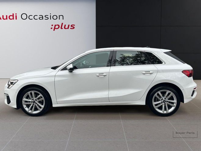 Audi A3 Sportback 35 TFSI Mild Hybrid 150 S tron Blanc de 2021