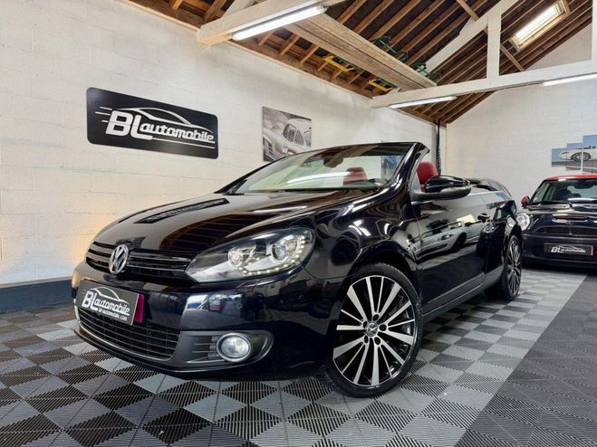 Volkswagen Golf Cabriolet 1.4 TSI - 122cv Exclusive - Cu NOIR de 2012