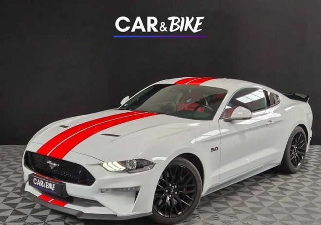 Ford Mustang FASTBACK 5.0 450 GT V8 RECARO Blanc de 2019