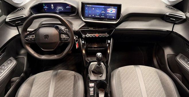 Peugeot 208 1.2 puretech 100 allure s&s carplay virt Noir de 2024