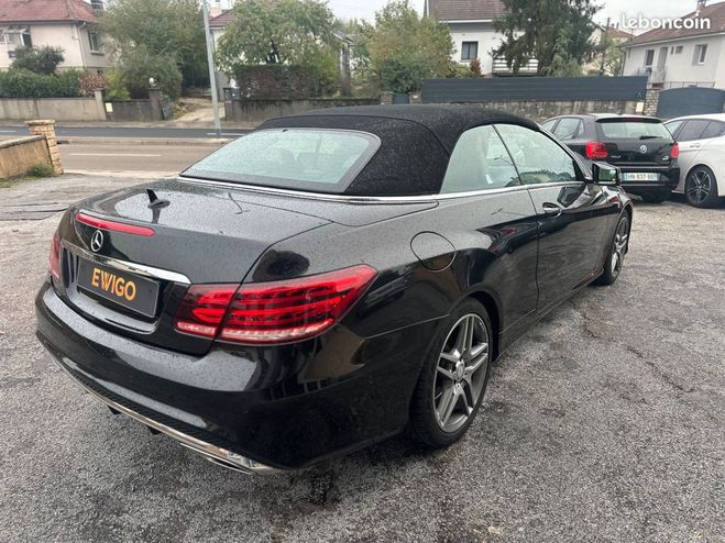 Mercedes Classe E CABRIOLET 2.2 250D 205CH AMG LINE 9G-TRO Noir de 2016