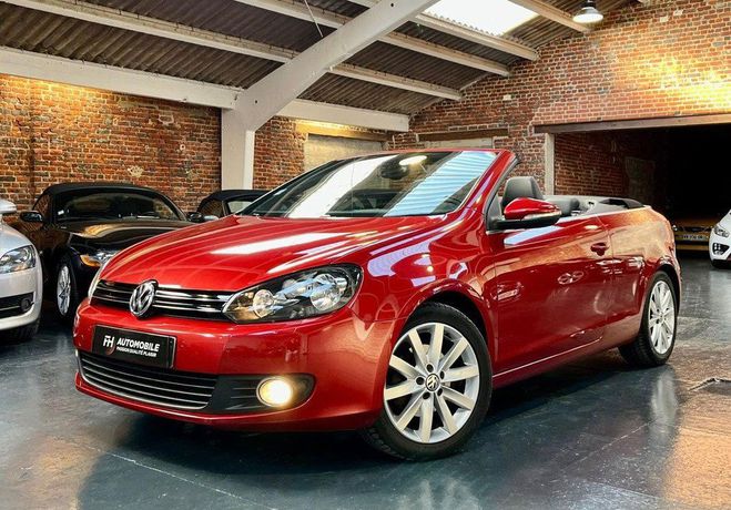 Volkswagen Golf VI Cabriolet 1.2L TSI 105 ch 78 340 kms  Rouge de 2011