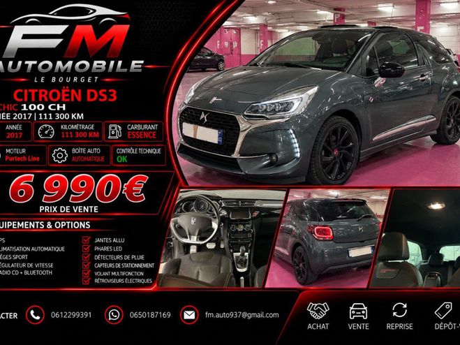 Citroen DS3 ds3 Grise de 2017