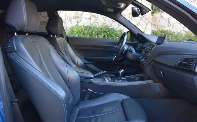 BMW M2 DKG 370ch ? KIT CARBONE COMBIN�S FILET�S Bleu de 2017